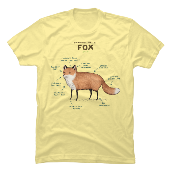 anatomy of a fox shirt
